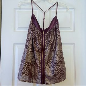 CHARLOTTE RUSSE Size M Blouse with Fully Usable Zipper